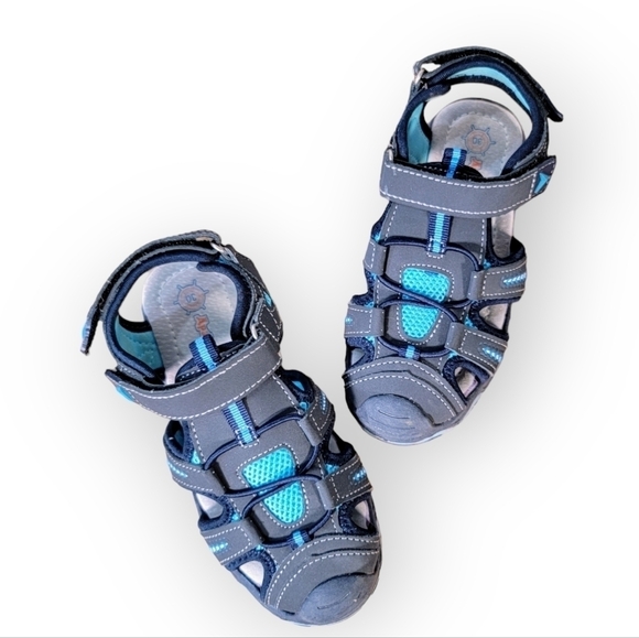 Apakowa Kid's Boy's Girl's Soft Sole Close Toe Sport Beach Sandals Size 12 - Picture 3 of 13